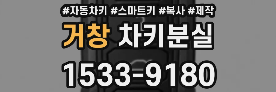 거창 차키분실