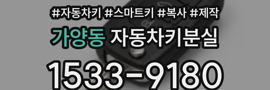 가양동 자동차키분실