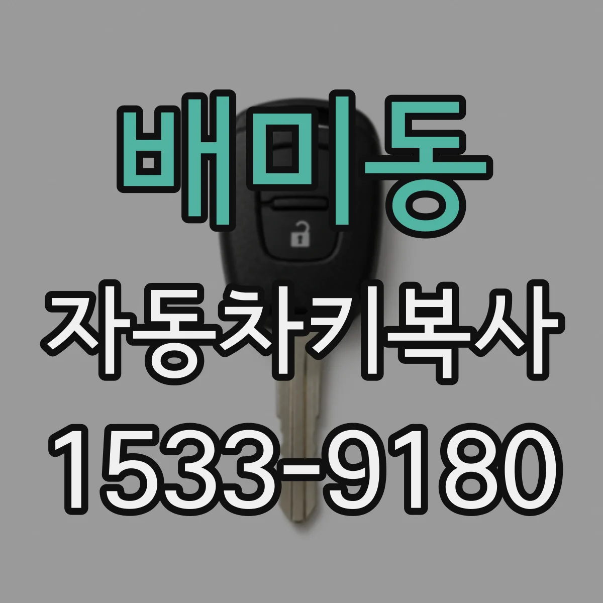 배미동 자동차키복사