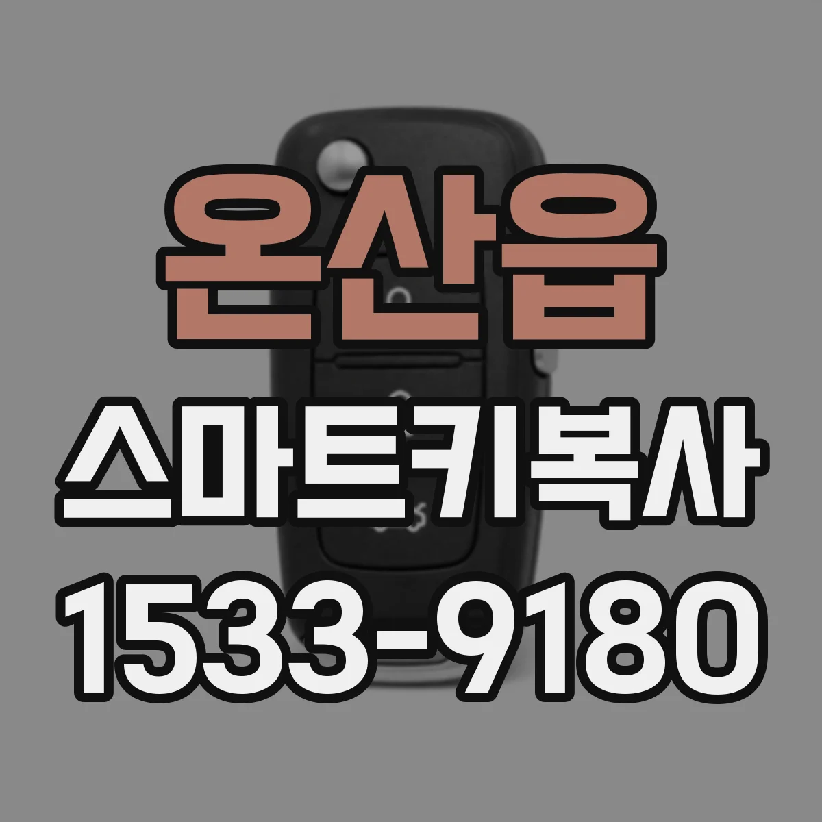 온산읍 스마트키복사