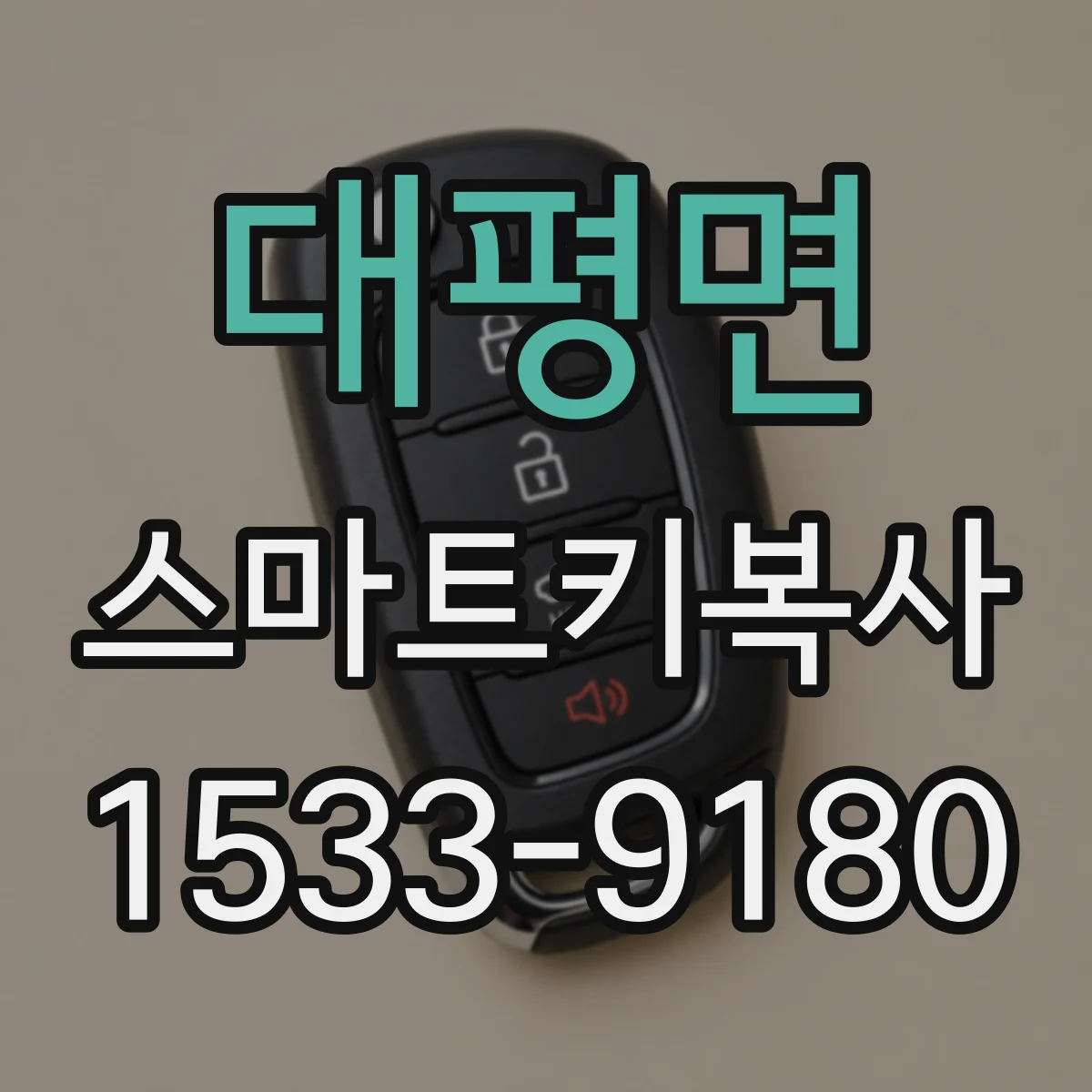 대평면 스마트키복사