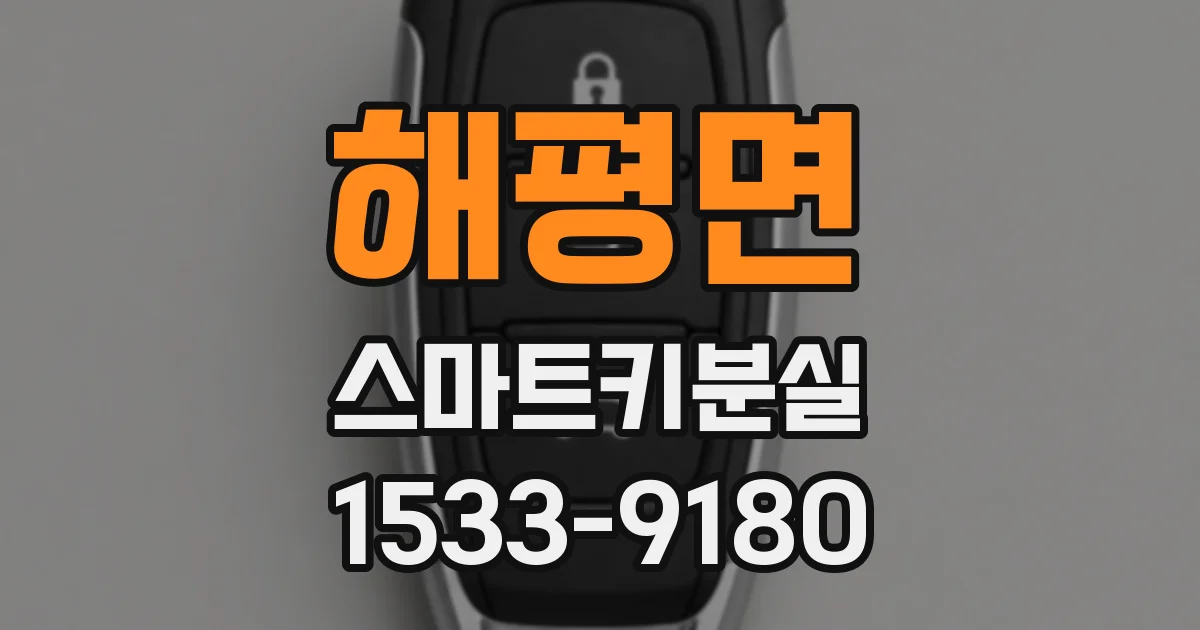 해평면 스마트키분실
