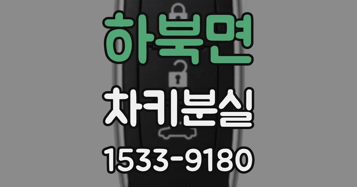 하북면 차키분실