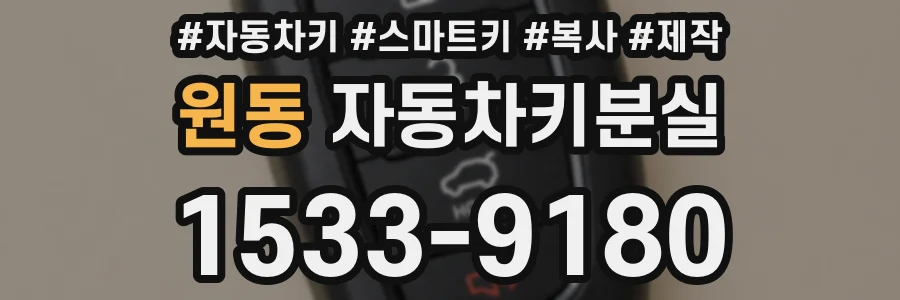 원동 자동차키분실