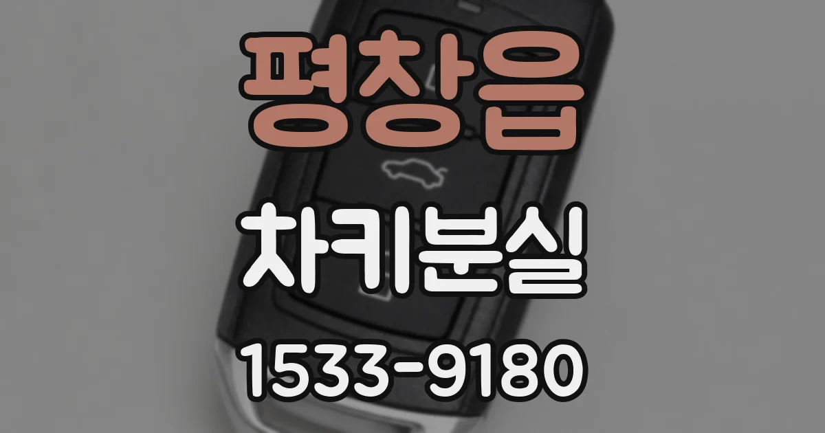평창읍 차키분실