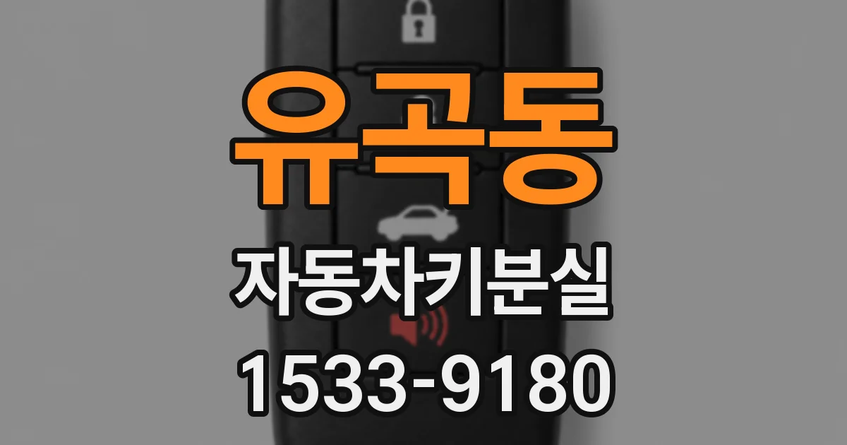 유곡동 자동차키분실