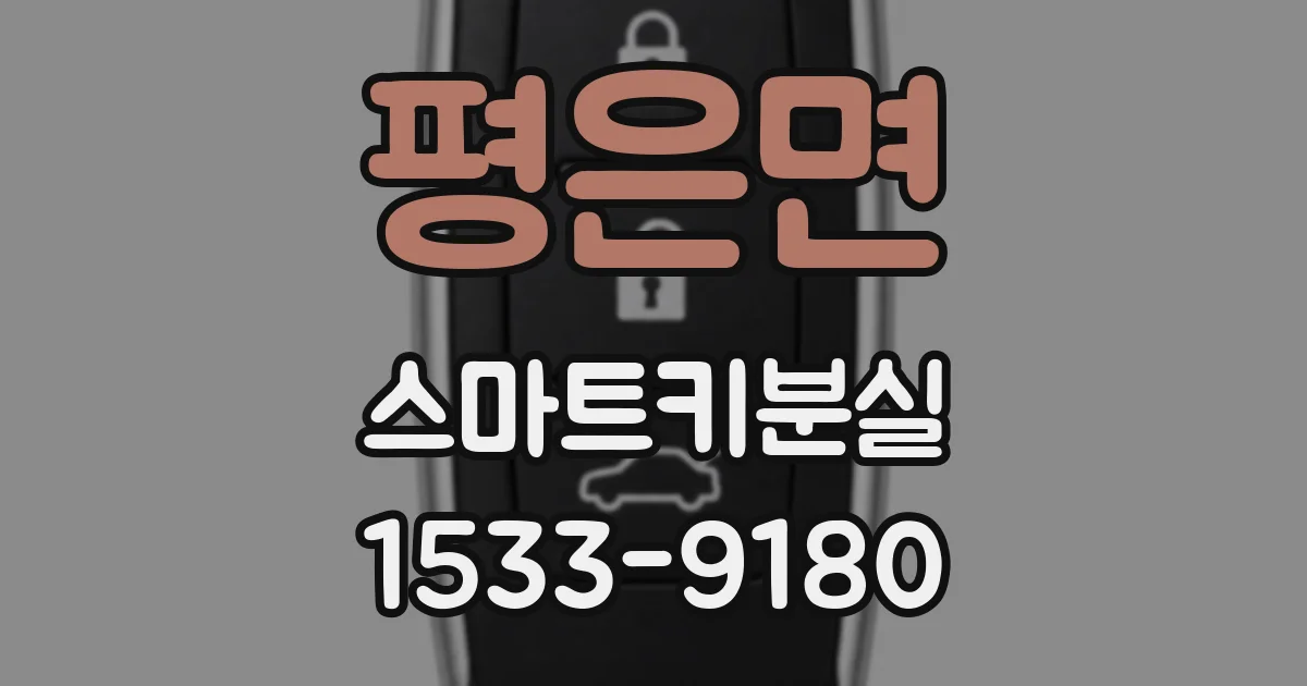 평은면 스마트키분실