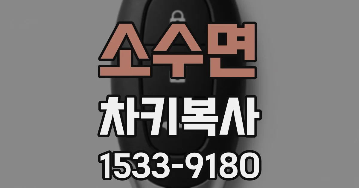 소수면 차키복사
