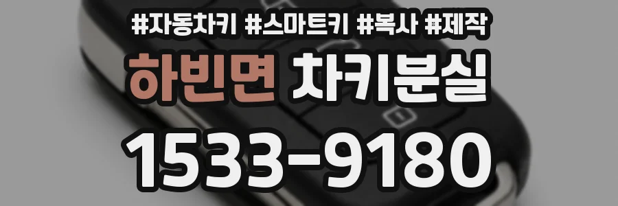하빈면 차키분실