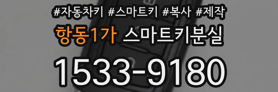 항동1가 스마트키분실