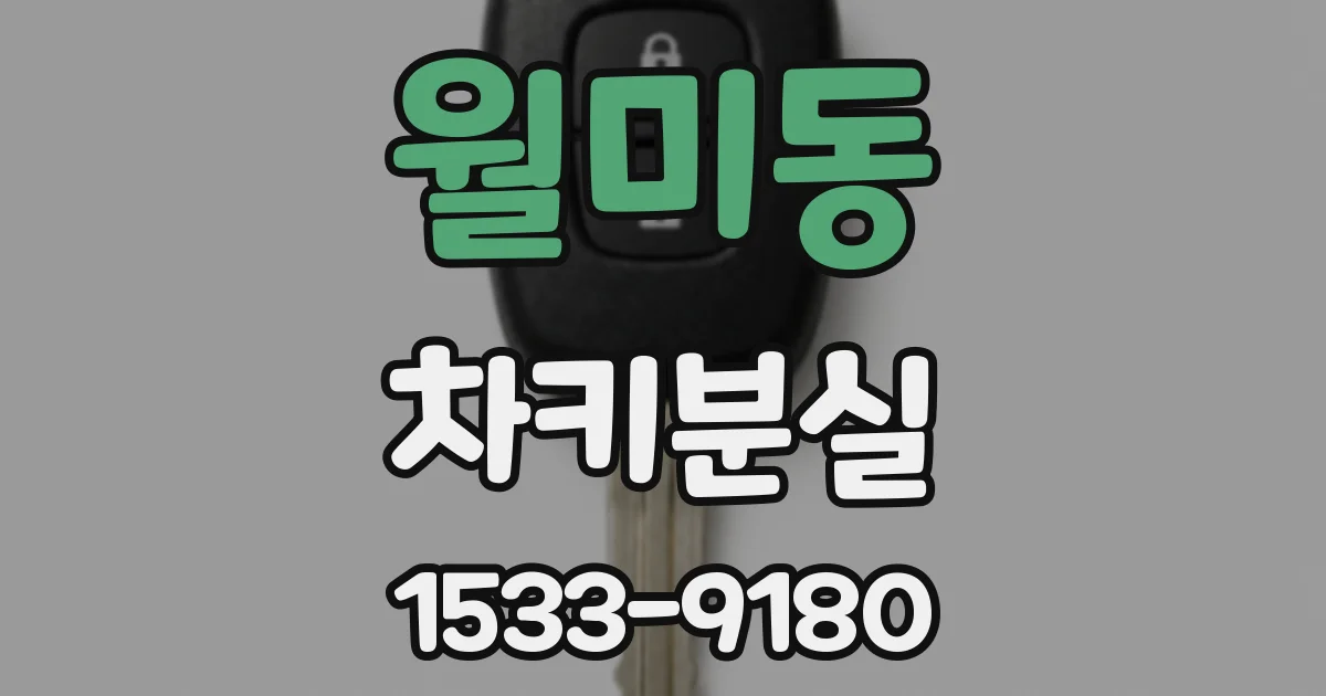 월미동 차키분실