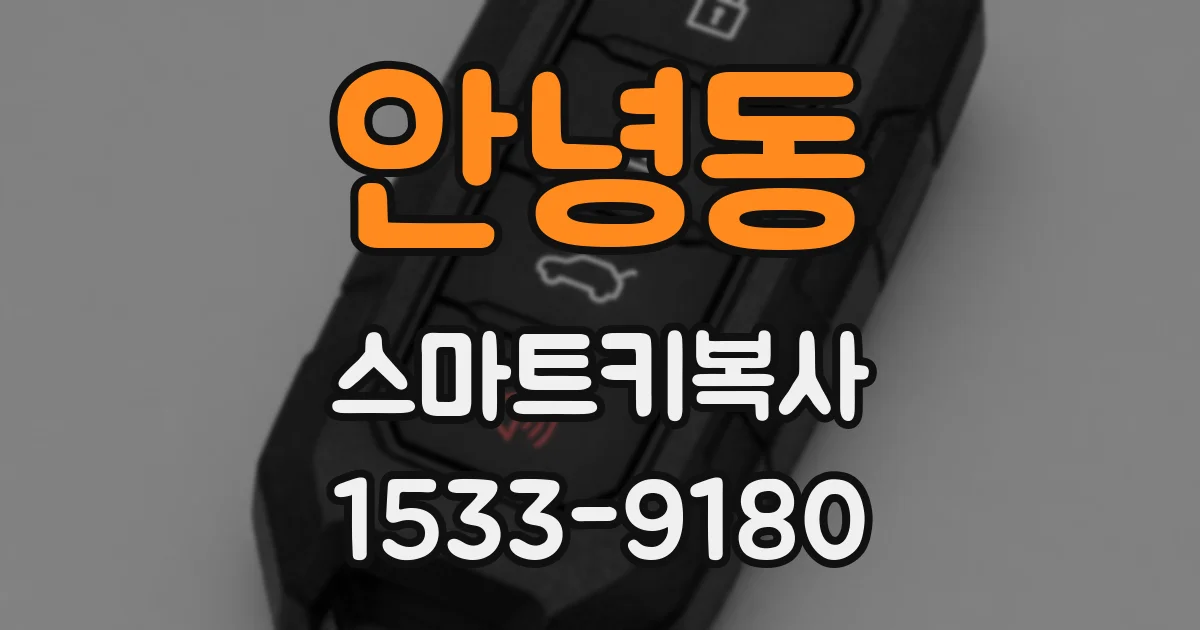 안녕동 스마트키복사