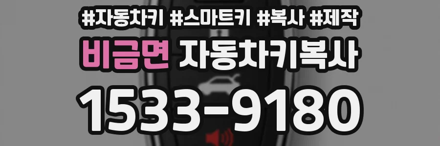 비금면 자동차키복사