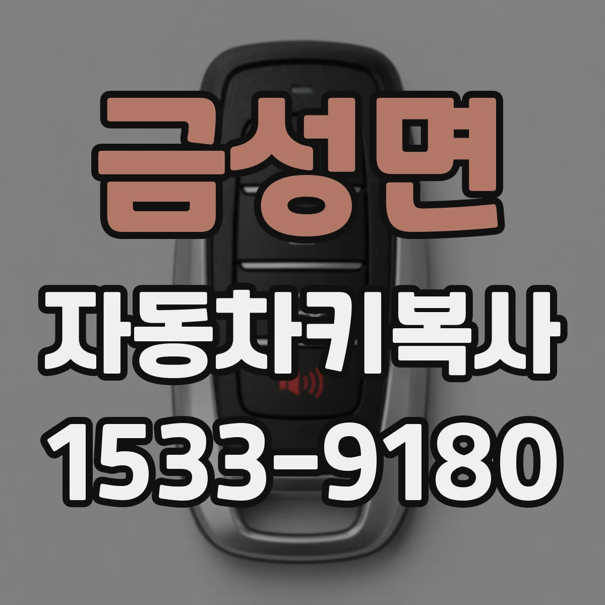 금성면 자동차키복사