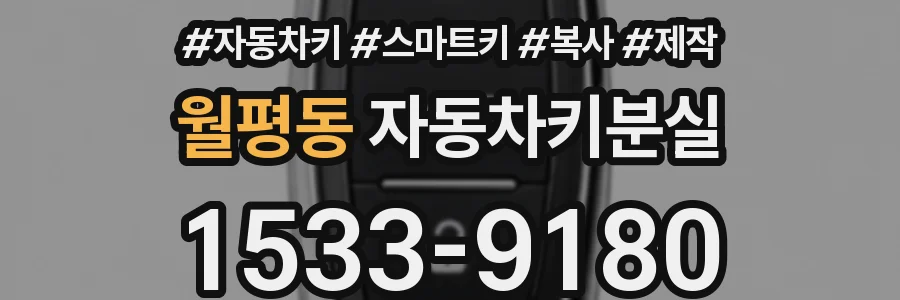 월평동 자동차키분실