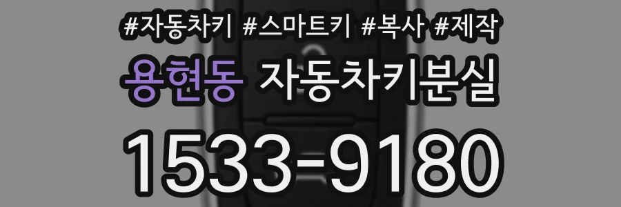 용현동 자동차키분실