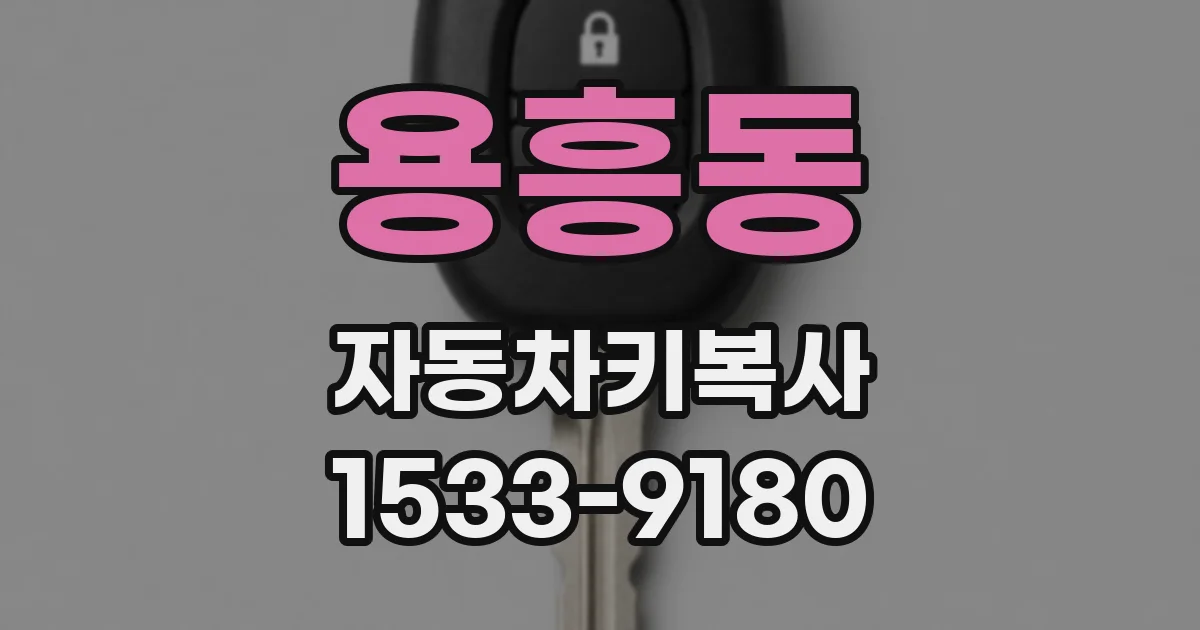 용흥동 자동차키복사