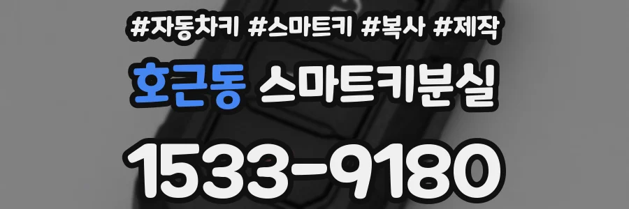 호근동 스마트키분실