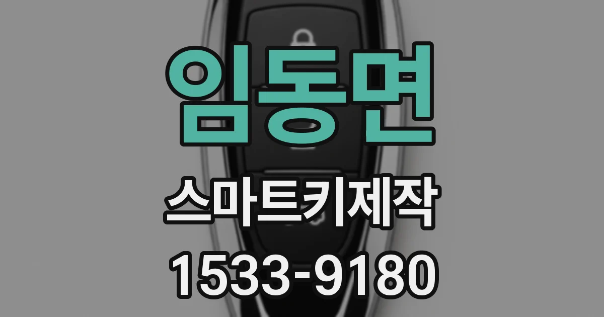 임동면 스마트키제작