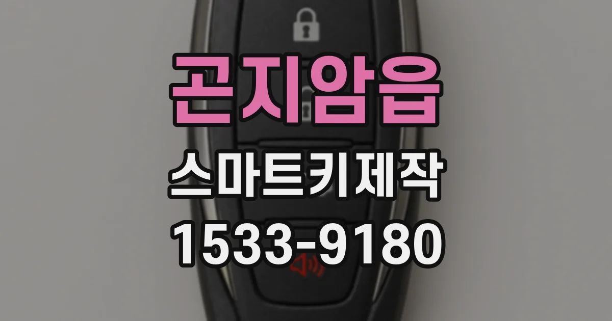 곤지암읍 스마트키제작