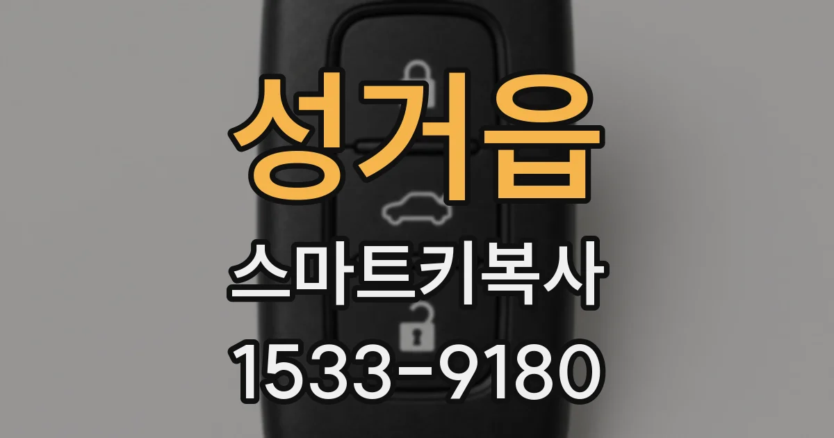 성거읍 스마트키복사