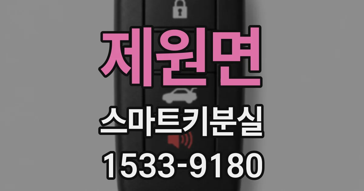 제원면 스마트키분실