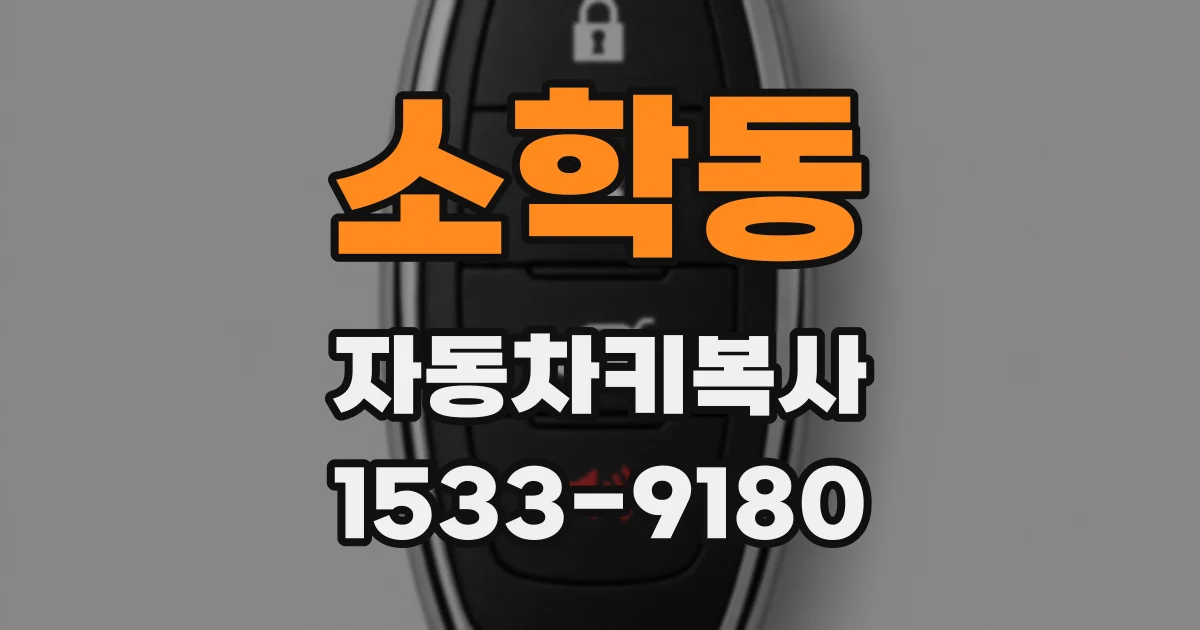 소학동 자동차키복사