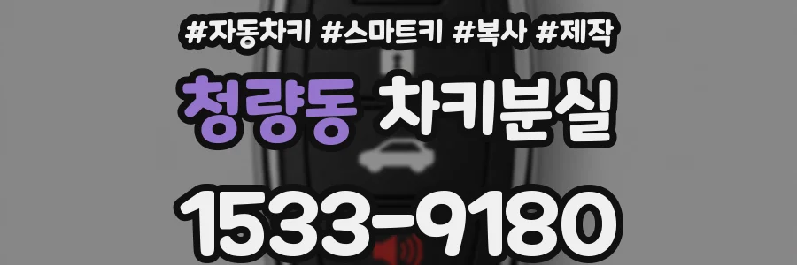 청량동 차키분실