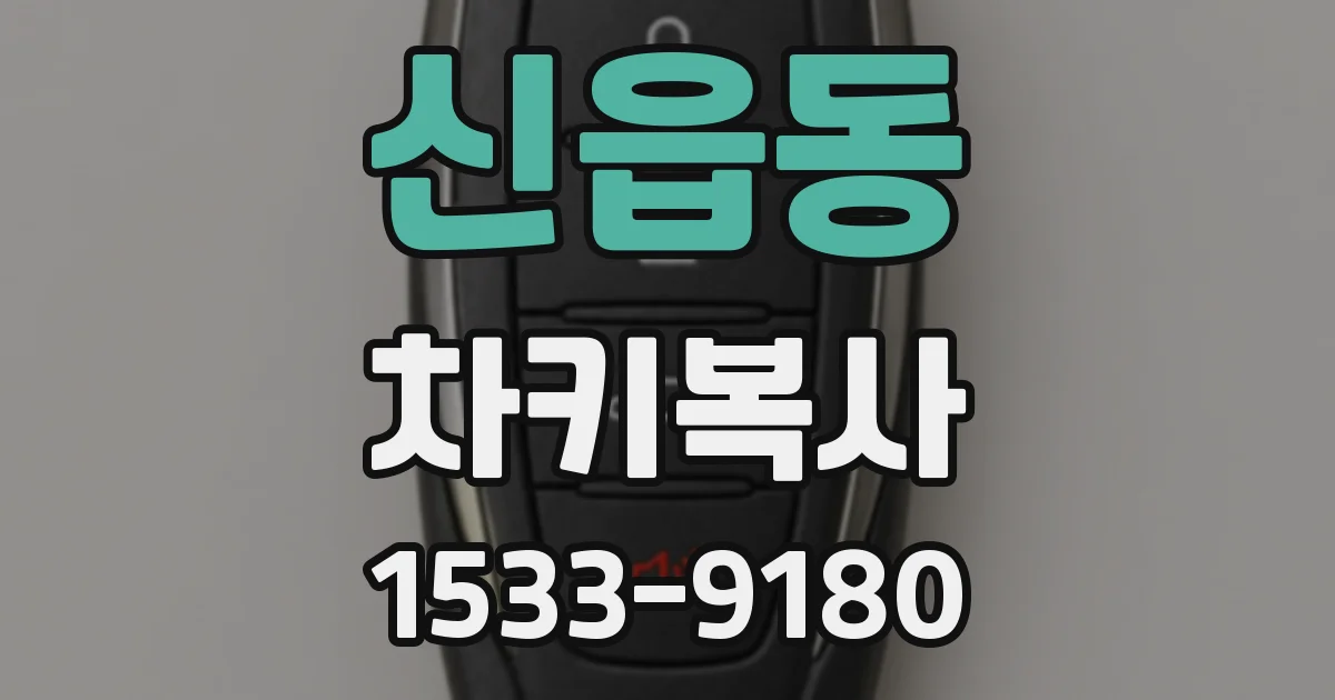 신읍동 차키복사