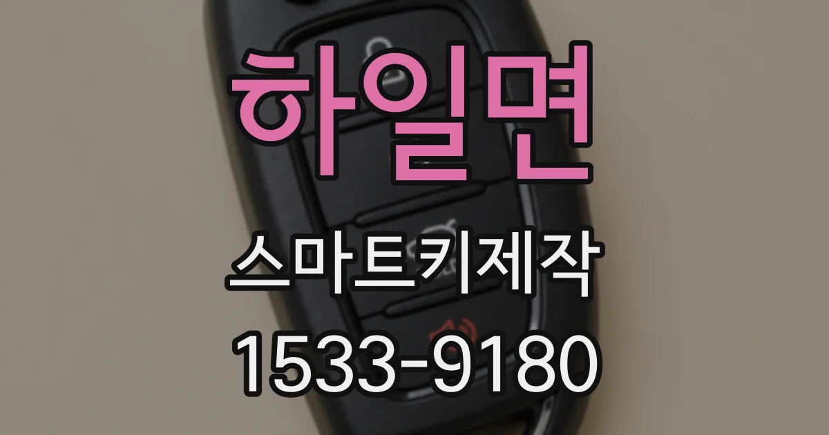 하일면 스마트키제작
