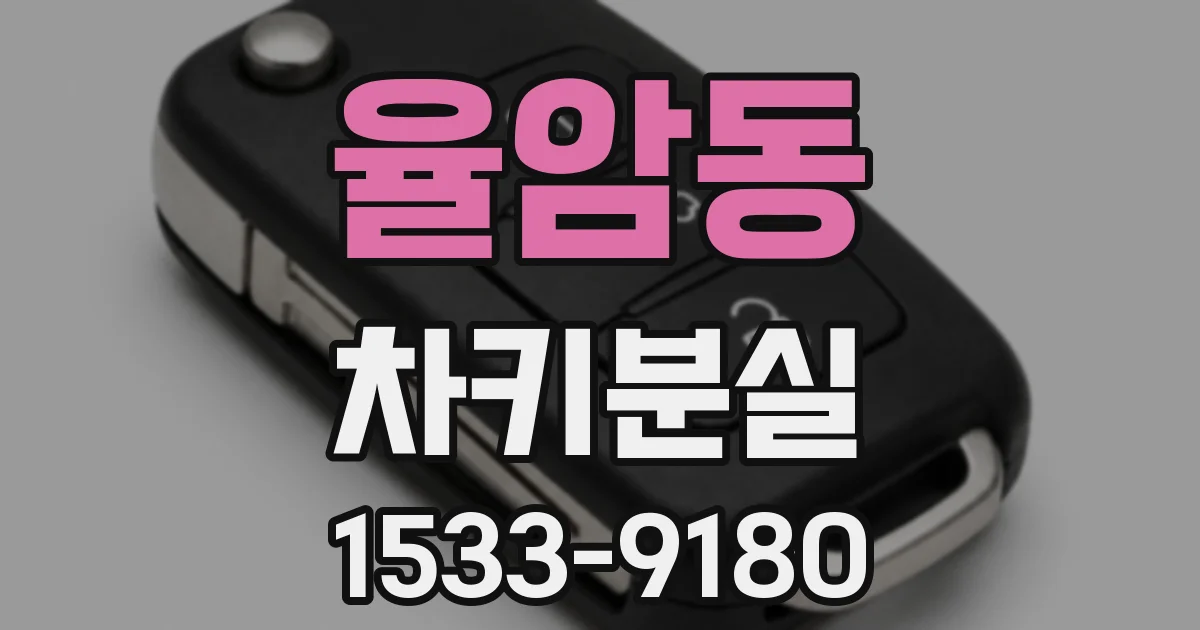 율암동 차키분실