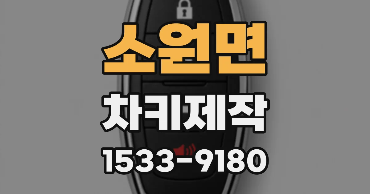 소원면 차키제작