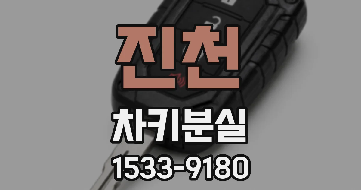 진천 차키분실