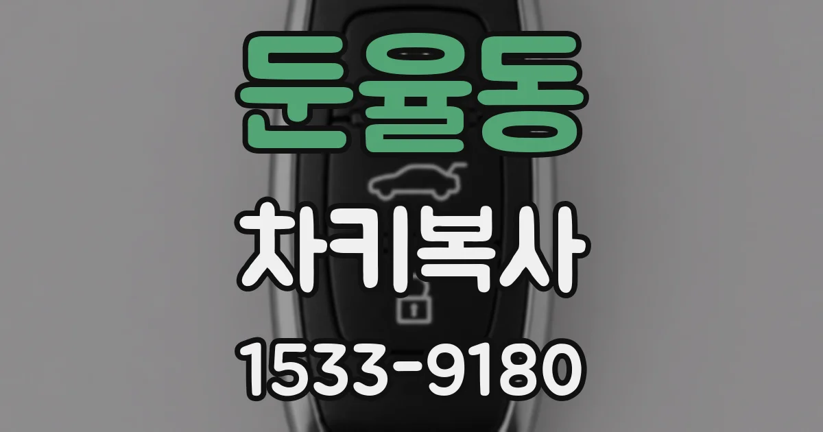 둔율동 차키복사