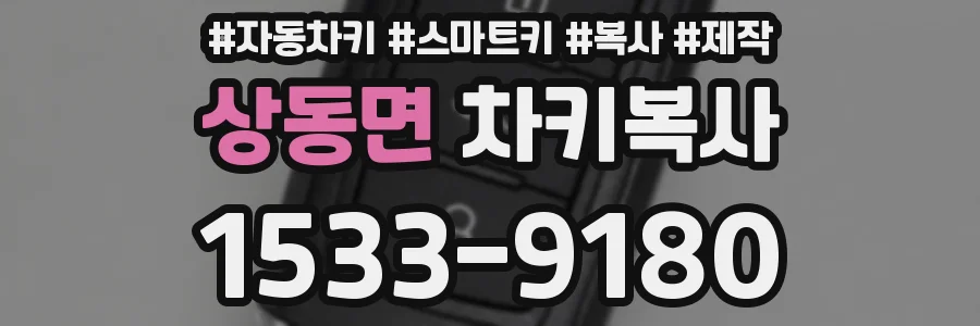 상동면 차키복사