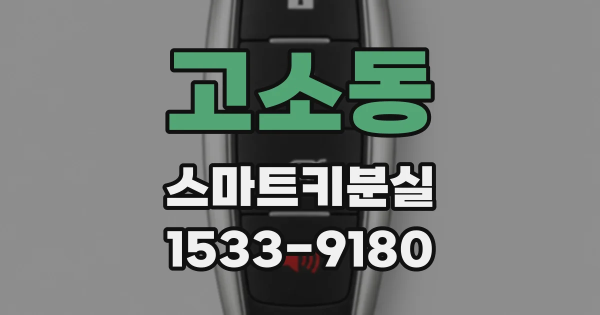 고소동 스마트키분실