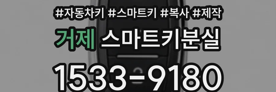 거제 스마트키분실