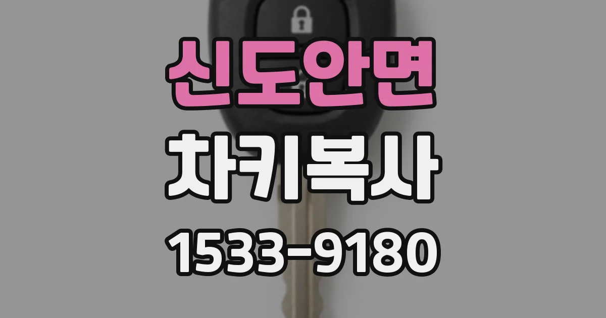 신도안면 차키복사