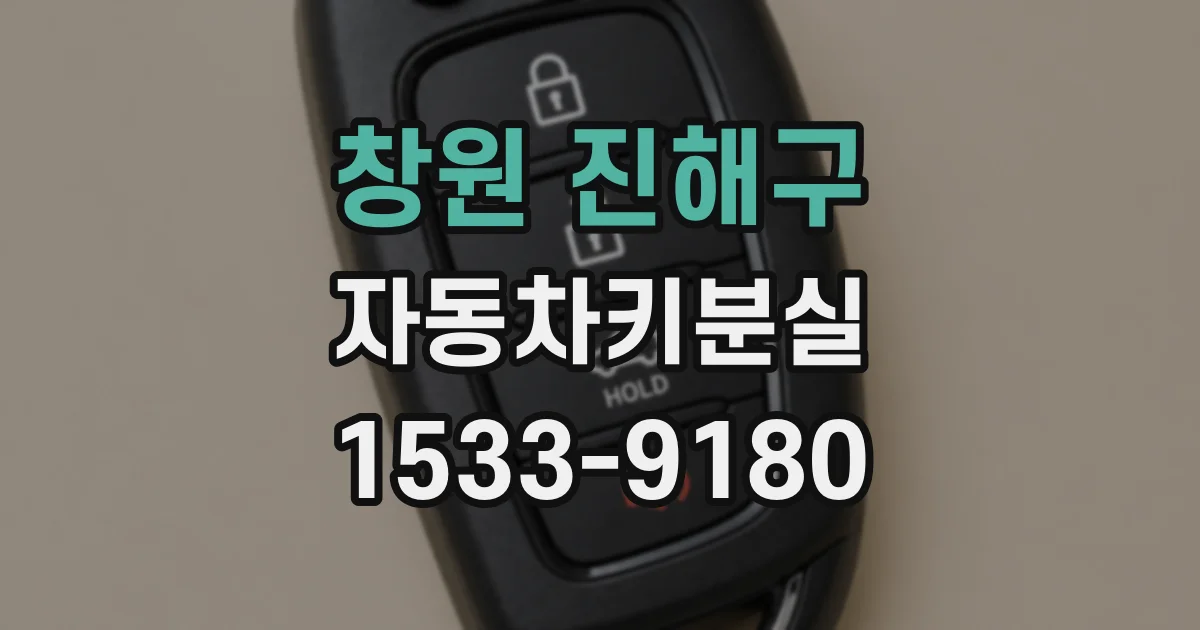 창원 진해구 자동차키분실