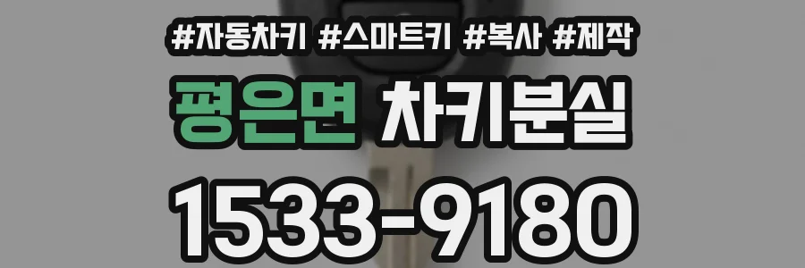 평은면 차키분실