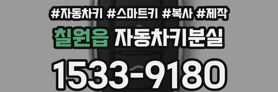 칠원읍 자동차키분실