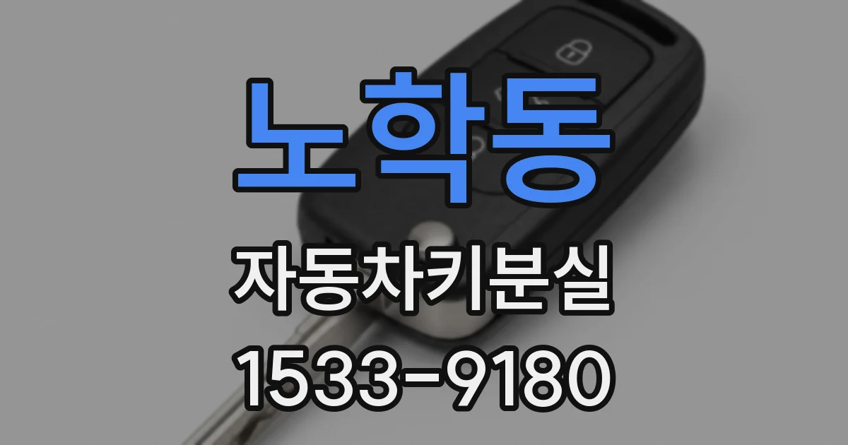 노학동 자동차키분실