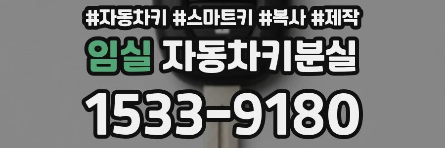 임실 자동차키분실