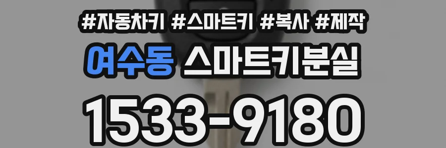 여수동 스마트키분실