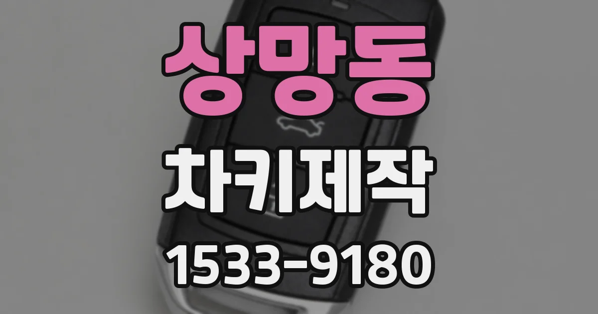 상망동 차키제작