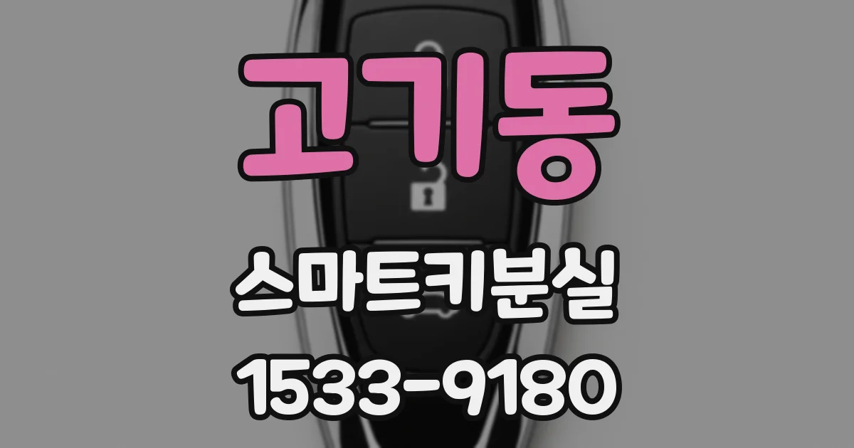 고기동 스마트키분실