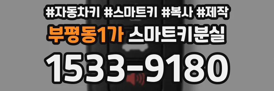 부평동1가 스마트키분실