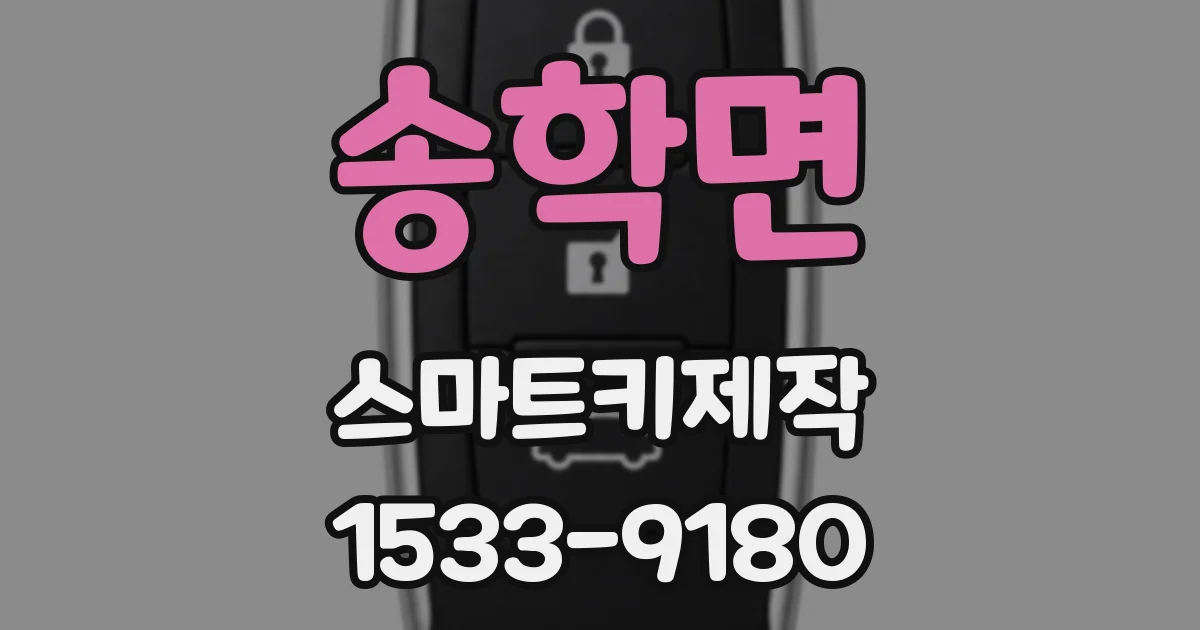 송학면 스마트키제작