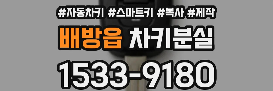 배방읍 차키분실