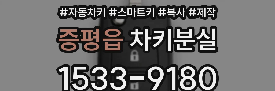 증평읍 차키분실